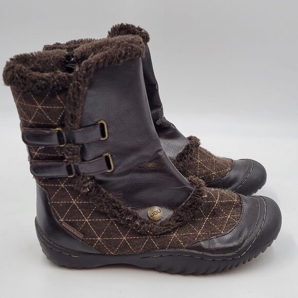 JBU by Jambu Iceburg Ankle Side-Zip Winter Boots Dark Brown Women's Size 6.5 M - Picture 3 of 10
